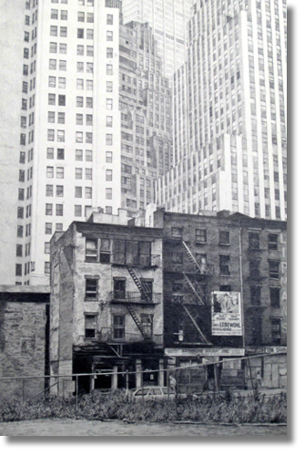 Fulton Street
pencil on paper